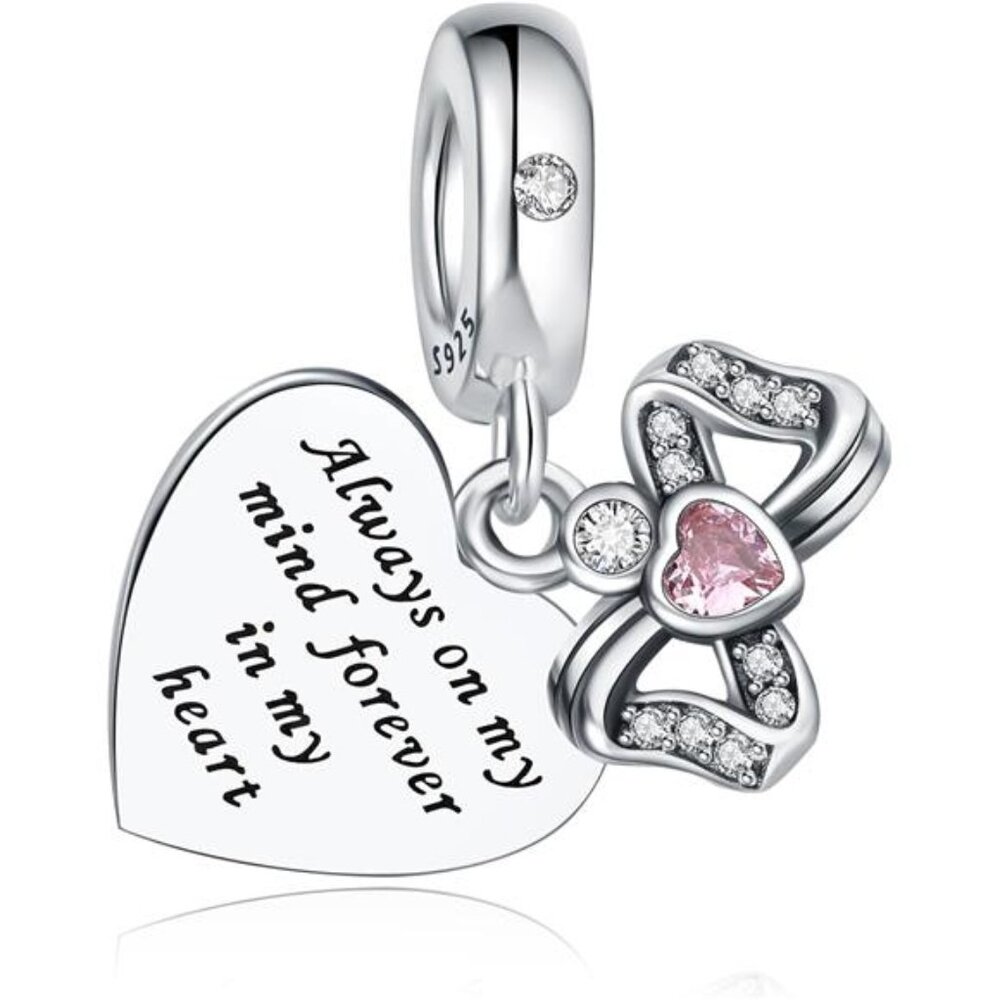 925 Sterling Silver Charms Fit Pandora Charms Bracelet God Has You In His Arms